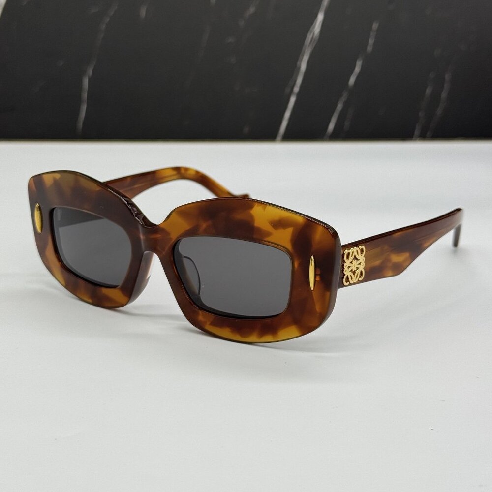 NEW LOEWE LW40114F 53A WOMEN SUNGLASSES HAVANA LOEWE EYEWEAR